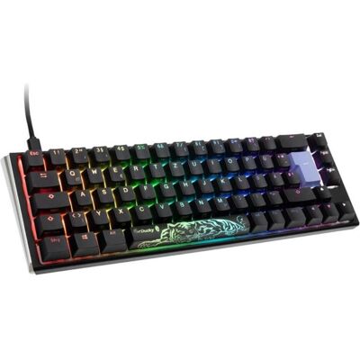 Ducky One 3 Classic Black/White SF Gaming Tastatur, RGB LED - MX-Brown (DE, Kabelgebunden), Tastatur, Schwarz Ducky One 3 Classic Black/White SF Gaming Tastatur, RGB LED - MX-Brown (DE, Kabelgebunden), Tastatur, Schwarz