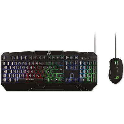 MediaRange Gaming Series Set Tastatur + Maus QWERTZ sw (DE, Kabelgebunden), Tastatur, Schwarz MediaRange Gaming Series Set Tastatur + Maus QWERTZ sw (DE, Kabelgebunden), Tastatur, Schwarz