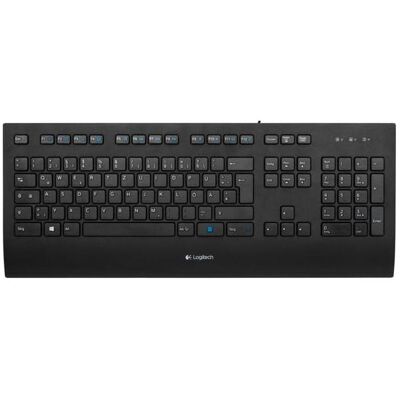 Logitech K280e (DE, Kabelgebunden), Tastatur, Schwarz Logitech K280e (DE, Kabelgebunden), Tastatur, Schwarz