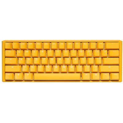 Ducky One 3 yellow mini gaming keyboard, RGB LED - MX-Clear (DE, Kabelgebunden), Tastatur, Gelb Ducky One 3 yellow mini gaming keyboard, RGB LED - MX-Clear (DE, Kabelgebunden), Tastatur, Gelb