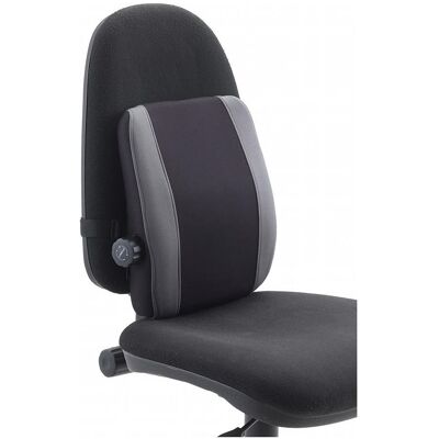Exponent ergo Ruecken- Lendenkissen flex individuell einstellbar, Zubehör Gaming Möbel, Grau, Schwarz Exponent ergo Ruecken- Lendenkissen flex individuell einstellbar, Zubehör Gaming Möbel, Grau, Schwarz