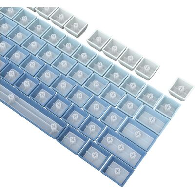 Redragon A134 Gradient Farbverlauf Ombré Blau Tastenkappen - 104 Tasten - Modern Redragon A134 Gradient Farbverlauf Ombré Blau Tastenkappen - 104 Tasten - Modern