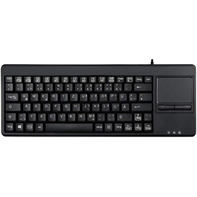 Aixcase Ersatztastatur DE + Touchpad USB für Rack (DE, Kabelgebunden), Tastatur, Schwarz Aixcase Ersatztastatur DE + Touchpad USB für Rack (DE, Kabelgebunden), Tastatur, Schwarz