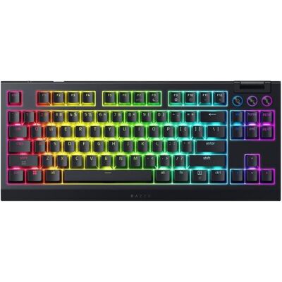 Razer BlackWidow V4 TKL HyperSpeed (DE, Kabelgebunden, Kabellos), Tastatur, Schwarz Razer BlackWidow V4 TKL HyperSpeed (DE, Kabelgebunden, Kabellos), Tastatur, Schwarz