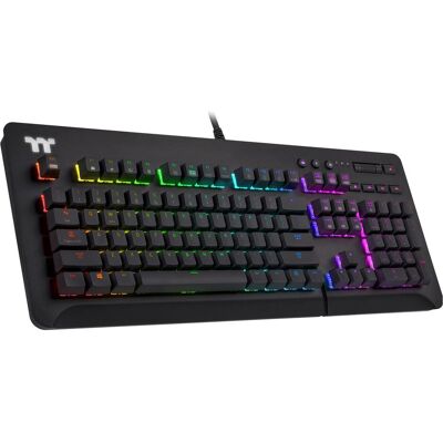 Thermaltake Clavier Gamer Mécanique (Cherry Mx Silver) Level 20 Gt RGB (Noir) (FR, Kabelgebunden), Tastatur, Schwarz Thermaltake Clavier Gamer Mécanique (Cherry Mx Silver) Level 20 Gt RGB (Noir) (FR, Kabelgebunden), Tastatur, Schwarz