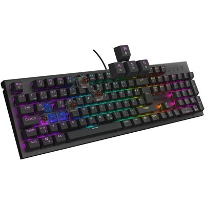 Genesis Gaming Tastatur THOR 303 brown kabelgeb. (DE) (DE, Kabelgebunden), Tastatur, Schwarz Genesis Gaming Tastatur THOR 303 brown kabelgeb. (DE) (DE, Kabelgebunden), Tastatur, Schwarz