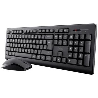 Trust Pack Clavier And Souris Sans Fil Primo (FR, Kabellos), Tastatur, Schwarz Trust Pack Clavier And Souris Sans Fil Primo (FR, Kabellos), Tastatur, Schwarz