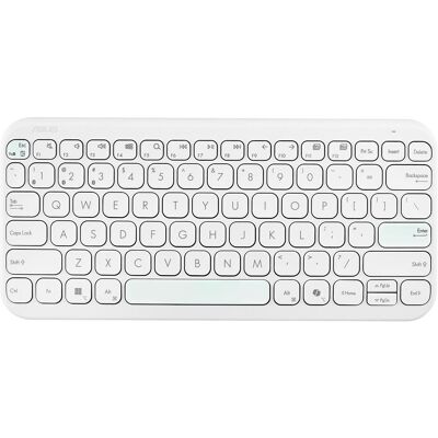 Asus KW100 KEYBOARD/WH/GE/81 (DE, Kabellos), Tastatur, Weiss Asus KW100 KEYBOARD/WH/GE/81 (DE, Kabellos), Tastatur, Weiss