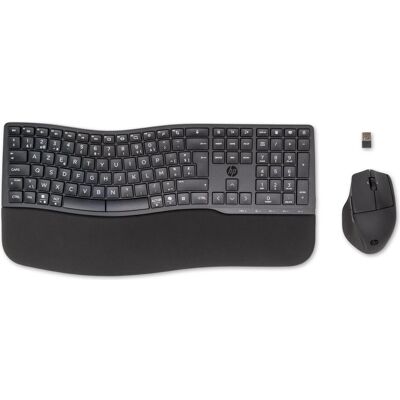 HP 680 CFT Dual-Mode KB/Mse Combo Azerty (8T6L6AA#AC0) (BE, Kabellos), Tastatur, Schwarz HP 680 CFT Dual-Mode KB/Mse Combo Azerty (8T6L6AA#AC0) (BE, Kabellos), Tastatur, Schwarz