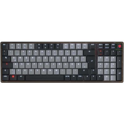 Cherry KW 550 MX LP (DE, Kabelgebunden, Kabellos), Tastatur, Schwarz Cherry KW 550 MX LP (DE, Kabelgebunden, Kabellos), Tastatur, Schwarz