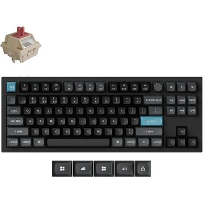 Keychron KEYBOARD WRL Q3 ULTRA/BLACK Q3U-M1 (US, Kabelgebunden, Kabellos), Tastatur, Schwarz Keychron KEYBOARD WRL Q3 ULTRA/BLACK Q3U-M1 (US, Kabelgebunden, Kabellos), Tastatur, Schwarz