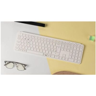 Keychron B6 Pro Ultra-Slim Wireless Tri-Mode Ivory White, Maus + Tastatur Zubehör, Weiss Keychron B6 Pro Ultra-Slim Wireless Tri-Mode Ivory White, Maus + Tastatur Zubehör, Weiss
