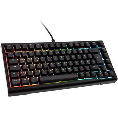Ducky Tinker 75 Gaming-Tastatur, RGB - MX-Blue (ISO-DE) (DE, Kabelgebunden), Tastatur, Schwarz Ducky Tinker 75 Gaming-Tastatur, RGB - MX-Blue (ISO-DE) (DE, Kabelgebunden), Tastatur, Schwarz