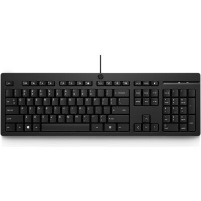 HP 125 Tastatur (DE, Kabelgebunden), Tastatur, Schwarz HP 125 Tastatur (DE, Kabelgebunden), Tastatur, Schwarz