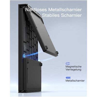 Inateck KB602M black (N0158) (DE, Kabellos), Tastatur, Schwarz Inateck KB602M black (N0158) (DE, Kabellos), Tastatur, Schwarz