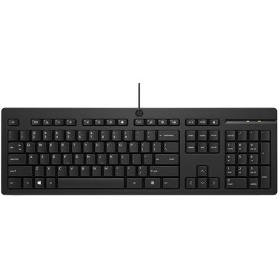 HP 125 Tastatur (DE, Kabelgebunden), Tastatur, Schwarz HP 125 Tastatur (DE, Kabelgebunden), Tastatur, Schwarz