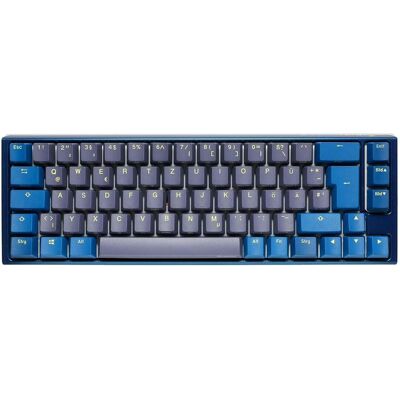 Ducky One 3 Daybreak SF gaming keyboard, RGB LED - MX-Silent-Red (DE, Kabelgebunden), Tastatur, Blau Ducky One 3 Daybreak SF gaming keyboard, RGB LED - MX-Silent-Red (DE, Kabelgebunden), Tastatur, Blau