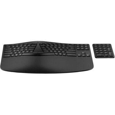 HP Ergonomische kabellose Tastatur 960 (IT, Kabellos), Tastatur, Schwarz HP Ergonomische kabellose Tastatur 960 (IT, Kabellos), Tastatur, Schwarz
