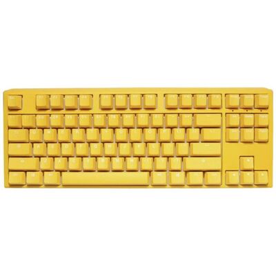 Ducky One 3 Yellow TKL gaming keyboard, RGB LED - MX-brown (DE, Kabelgebunden), Tastatur, Gelb Ducky One 3 Yellow TKL gaming keyboard, RGB LED - MX-brown (DE, Kabelgebunden), Tastatur, Gelb