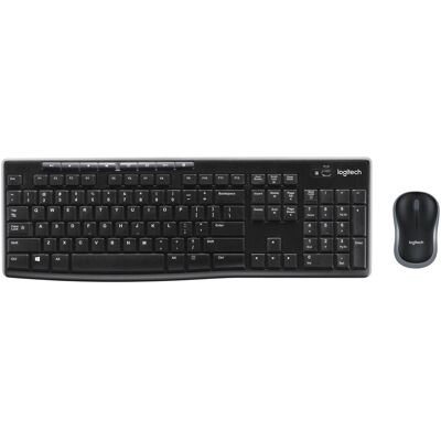 Logitech MK270 (FR, Kabellos), Tastatur, Schwarz Logitech MK270 (FR, Kabellos), Tastatur, Schwarz