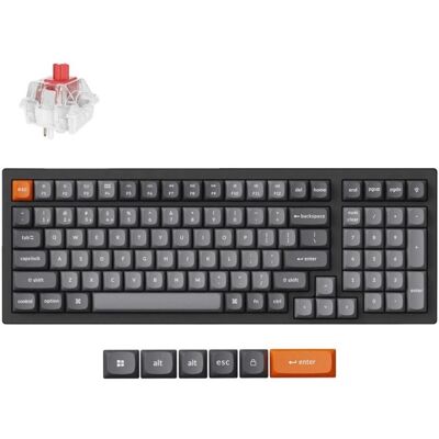 Keychron K4 MAX 96% nappaimisto Super Red kytkimet musta, Maus + Tastatur Zubehör, Schwarz Keychron K4 MAX 96% nappaimisto Super Red kytkimet musta, Maus + Tastatur Zubehör, Schwarz
