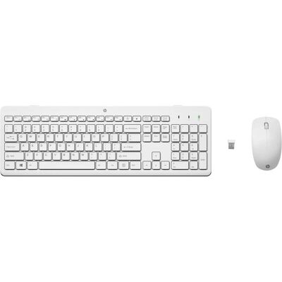 HP 230 Wireless Mouse and Keyb (IT, Kabellos), Tastatur, Weiss HP 230 Wireless Mouse and Keyb (IT, Kabellos), Tastatur, Weiss