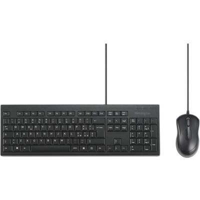 Kensington KM100 EQ Wired Desktop Set (IT, Kabelgebunden), Tastatur, Schwarz Kensington KM100 EQ Wired Desktop Set (IT, Kabelgebunden), Tastatur, Schwarz