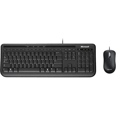 Microsoft Wired Desktop 600 Tastatur USB (FR, Kabelgebunden), Tastatur, Schwarz Microsoft Wired Desktop 600 Tastatur USB (FR, Kabelgebunden), Tastatur, Schwarz