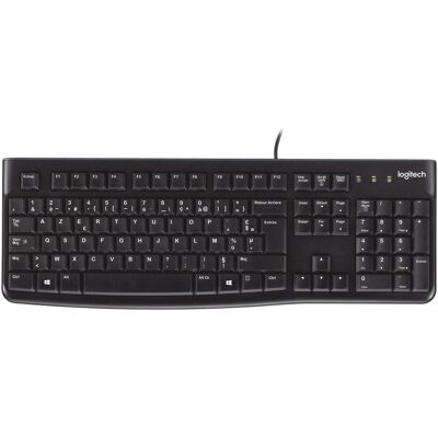 Logitech Keyboard K120 for Business (FR, Kabelgebunden), Tastatur, Schwarz Logitech Keyboard K120 for Business (FR, Kabelgebunden), Tastatur, Schwarz