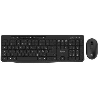 Vultech KM-841W (IT, Kabellos), Tastatur, Schwarz Vultech KM-841W (IT, Kabellos), Tastatur, Schwarz