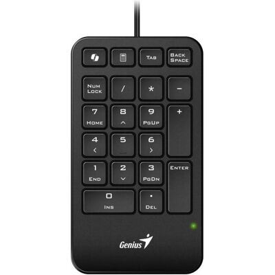 Genius Numpad 125 (Nummernblock, Kabelgebunden), Tastatur, Schwarz Genius Numpad 125 (Nummernblock, Kabelgebunden), Tastatur, Schwarz
