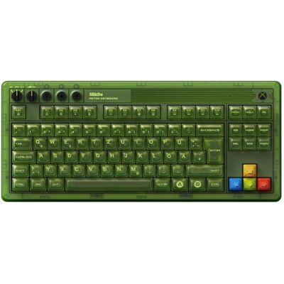 8bitdo Retro 87 Xbox Edition (DE, Kabelgebunden, Kabellos), Tastatur, Grün 8bitdo Retro 87 Xbox Edition (DE, Kabelgebunden, Kabellos), Tastatur, Grün