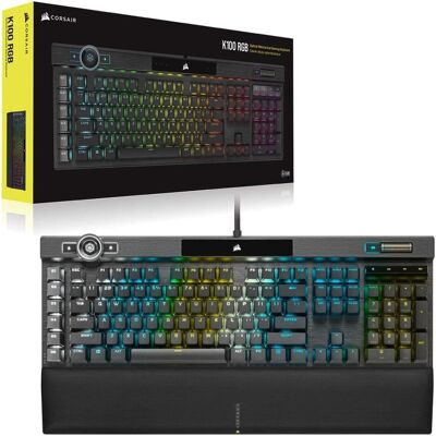 Corsair K100 (NL, Kabelgebunden), Tastatur, Schwarz Corsair K100 (NL, Kabelgebunden), Tastatur, Schwarz