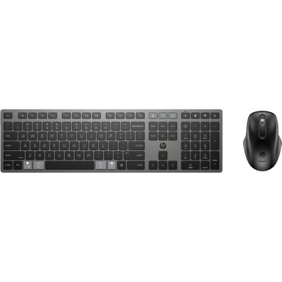 HP 720 Dual-Mode Rechargeable Wireless Keyboard and Mouse Combo-GR (P) (DE, Kabellos), Tastatur, Schwarz HP 720 Dual-Mode Rechargeable Wireless Keyboard and Mouse Combo-GR (P) (DE, Kabellos), Tastatur, Schwarz