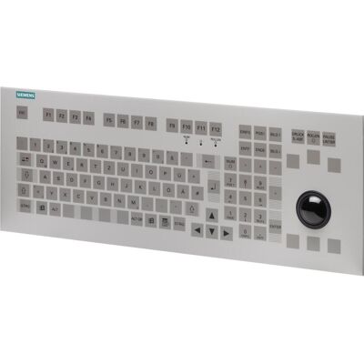 Siemens 6GF67103BG SIMATIC HMI INT mit Trackball (DE, Kabelgebunden), Tastatur, Schwarz Siemens 6GF67103BG SIMATIC HMI INT mit Trackball (DE, Kabelgebunden), Tastatur, Schwarz