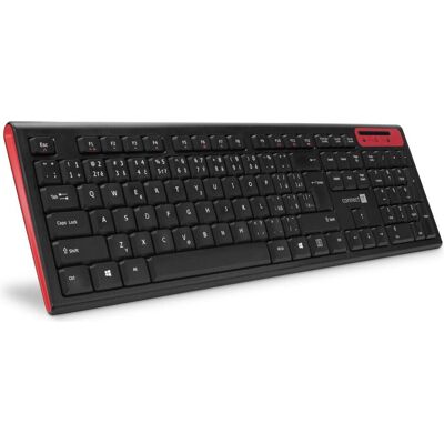 Connect IT CKB-3000-CS (DE, Kabellos), Tastatur, Rot, Schwarz Connect IT CKB-3000-CS (DE, Kabellos), Tastatur, Rot, Schwarz