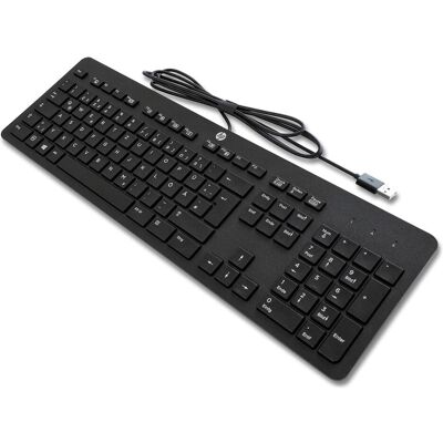 HP 125 Wired Keyboard BEL (BE, Kabelgebunden), Tastatur HP 125 Wired Keyboard BEL (BE, Kabelgebunden), Tastatur