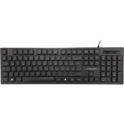 LC-Power Tastatur KEY-903DE black USB,105 Tasten,QWERTZ (DE, Kabelgebunden), Tastatur, Schwarz LC-Power Tastatur KEY-903DE black USB,105 Tasten,QWERTZ (DE, Kabelgebunden), Tastatur, Schwarz