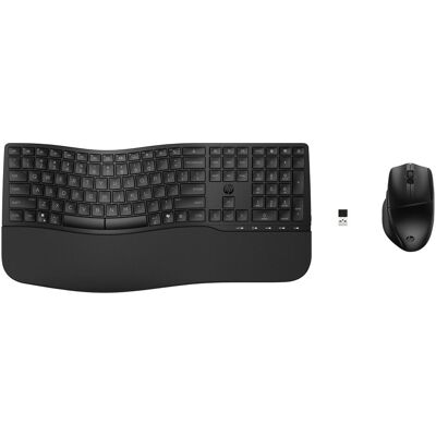 HP 680 Comfort Dual-Mode Keyboard and Mouse Combo-GR (P) (DE, Kabellos), Tastatur, Schwarz HP 680 Comfort Dual-Mode Keyboard and Mouse Combo-GR (P) (DE, Kabellos), Tastatur, Schwarz