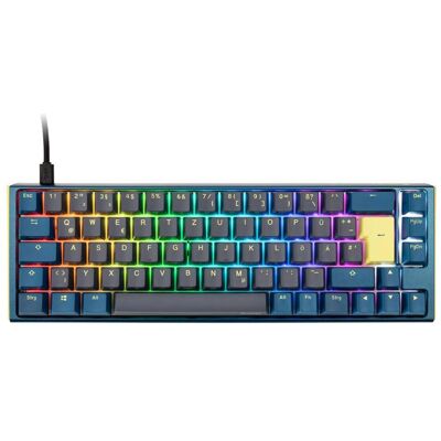 Ducky One 3 Daybreak SF gaming keyboard, RGB LED - MX black (DE, Kabelgebunden), Tastatur, Blau Ducky One 3 Daybreak SF gaming keyboard, RGB LED - MX black (DE, Kabelgebunden), Tastatur, Blau