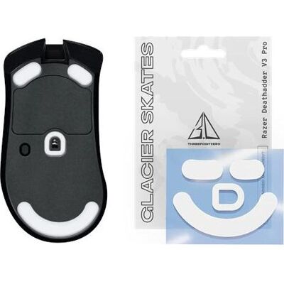 Threepointzero Glacier Skates - for Razer Deathadder V3 Pro, Maus + Tastatur Zubehör, Weiss Threepointzero Glacier Skates - for Razer Deathadder V3 Pro, Maus + Tastatur Zubehör, Weiss