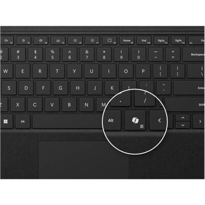 Microsoft Surface Pro 13-Zoll Keyboard ohne Stiftaufbewahrung for business (DE, Docking), Tastatur, Schwarz Microsoft Surface Pro 13-Zoll Keyboard ohne Stiftaufbewahrung for business (DE, Docking), Tastatur, Schwarz
