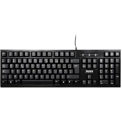 Port Designs 501896 Tastatur USB (Kabelgebunden), Maus, Schwarz Port Designs 501896 Tastatur USB (Kabelgebunden), Maus, Schwarz