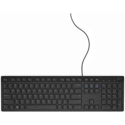 Dell KB216 USB Deutsch Schwarz (DE, Kabelgebunden), Tastatur, Schwarz Dell KB216 USB Deutsch Schwarz (DE, Kabelgebunden), Tastatur, Schwarz