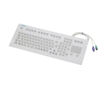 Siemens 6GF67103BE SIMATIC HMI INT mit Touchpad (DE, Kabelgebunden), Tastatur, Schwarz Siemens 6GF67103BE SIMATIC HMI INT mit Touchpad (DE, Kabelgebunden), Tastatur, Schwarz