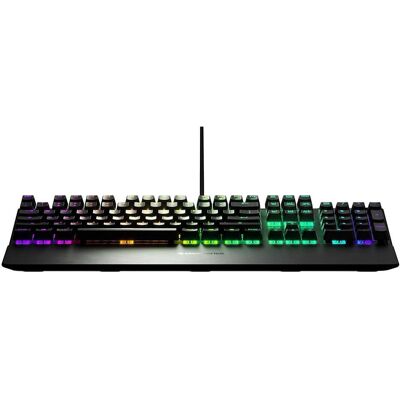 SteelSeries Mechanical Membrane Keyboard Apex 5, US layout (DE, Kabelgebunden), Tastatur, Schwarz SteelSeries Mechanical Membrane Keyboard Apex 5, US layout (DE, Kabelgebunden), Tastatur, Schwarz