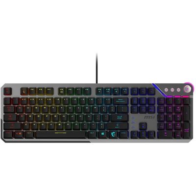 MSI STRIKE 600 V2 Silent DE Keyboard, verkabelt (DE, Kabelgebunden), Tastatur, Schwarz MSI STRIKE 600 V2 Silent DE Keyboard, verkabelt (DE, Kabelgebunden), Tastatur, Schwarz