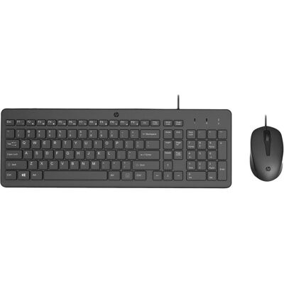 HP 150 Wired Mouse and Keyboard (IT, Kabelgebunden), Tastatur, Schwarz HP 150 Wired Mouse and Keyboard (IT, Kabelgebunden), Tastatur, Schwarz