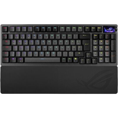 Asus M901 ROG AZOTH 96 HE/BLK/HFXV2/US/P (IT, Kabelgebunden, Kabellos), Tastatur, Schwarz Asus M901 ROG AZOTH 96 HE/BLK/HFXV2/US/P (IT, Kabelgebunden, Kabellos), Tastatur, Schwarz