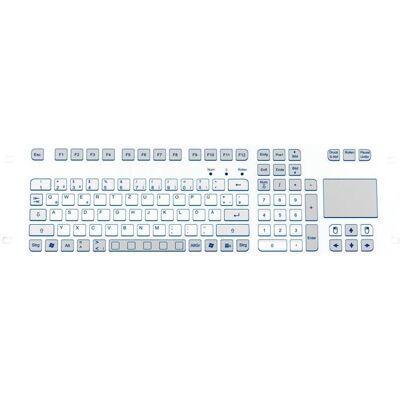 Gett IndoDur rugged extra durable membrane keyboard short travel keys with Touchpad and NUM block Ra (DE, Kabelgebunden), Tastatur, Schwarz Gett IndoDur rugged extra durable membrane keyboard short travel keys with Touchpad and NUM block Ra (DE, Kabelgebunden), Tastatur, Schwarz